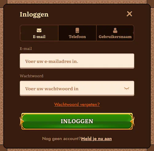 Wild Robin Inloggen login